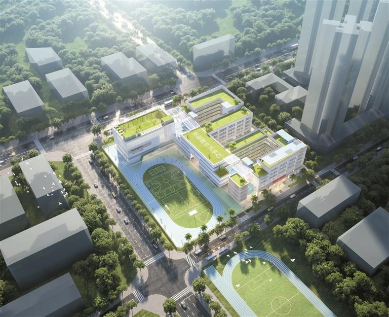 立新湖学校模块化箱体完成首吊-宝安湾
