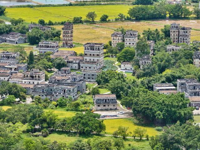 塘口镇自力村景区。(开平碉楼文化旅游区供图)