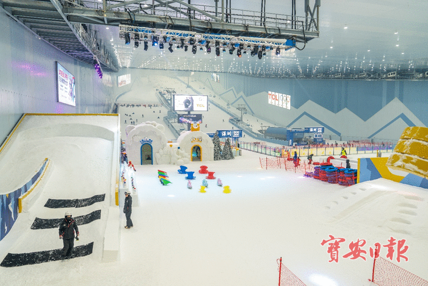 4000㎡冰雪秘境空降大湾区!华发冰雪热雪奇迹冰雪乐园开业-宝安湾