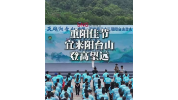 湾视频丨重阳佳节宜来阳台山登高望远#重阳（宝382）