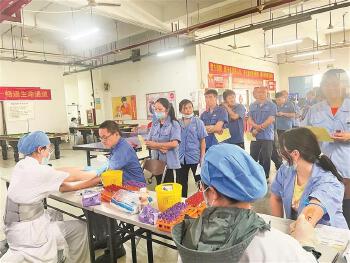 体检不跑腿 上岗不等待 服务不缺位 宝安公共卫生服务福海分中心精准护航企业“开门好”