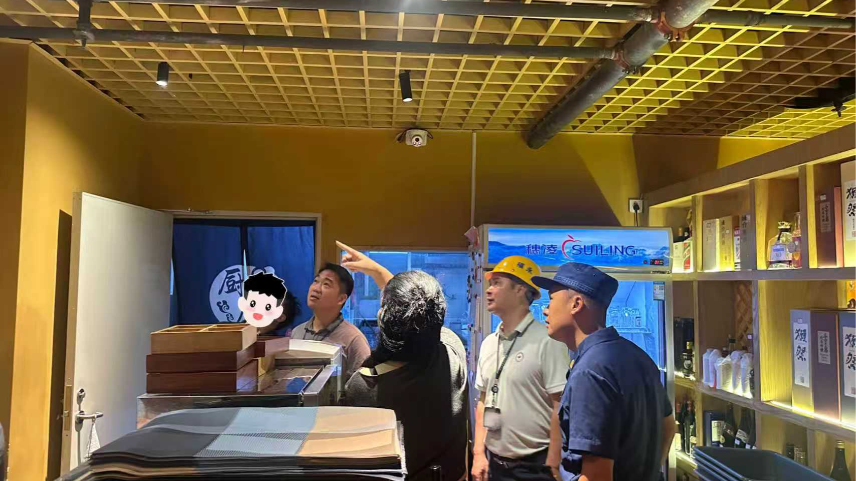 福永网格开展消防安全夜巡行动