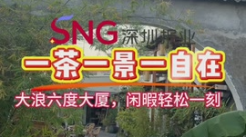 《一茶一景一自在》——来六度大厦，轻松一刻