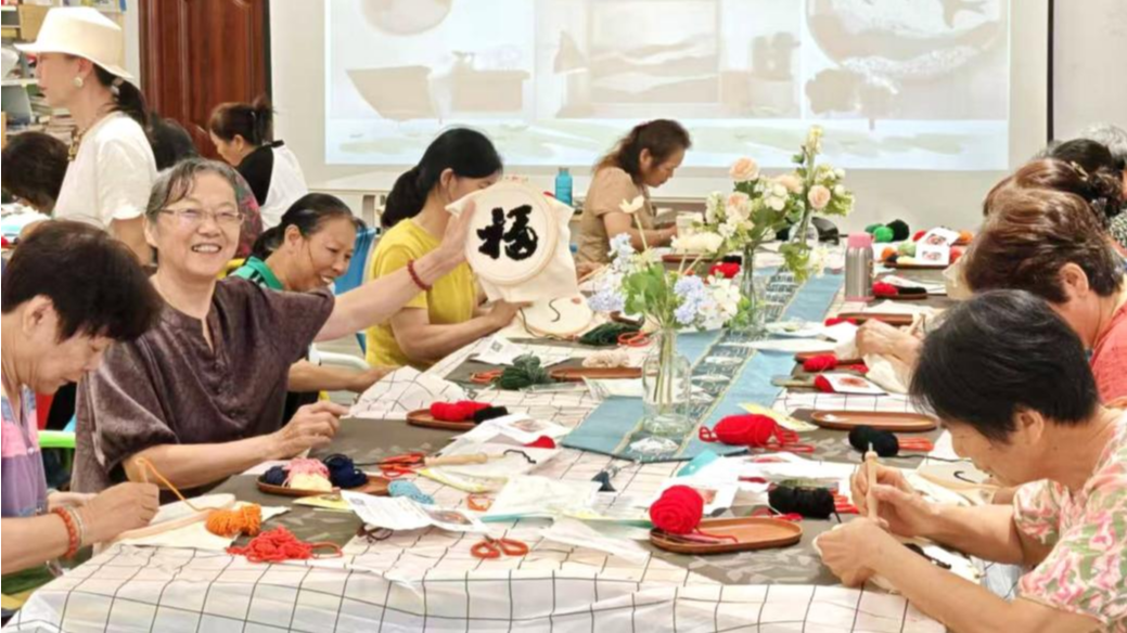 福海稔田社区以文化手作点亮银龄生活