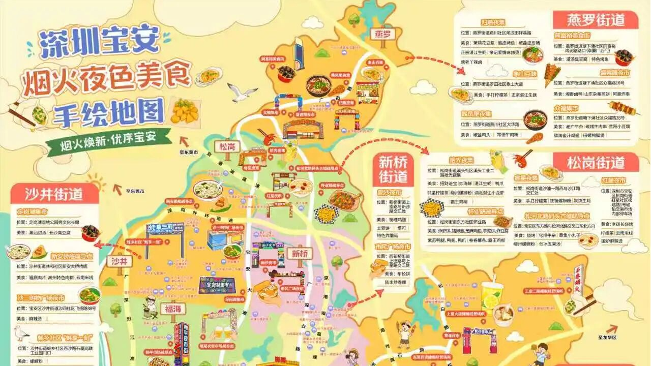 宝安首发烟火美食地图 4000余摊主实现规范经营