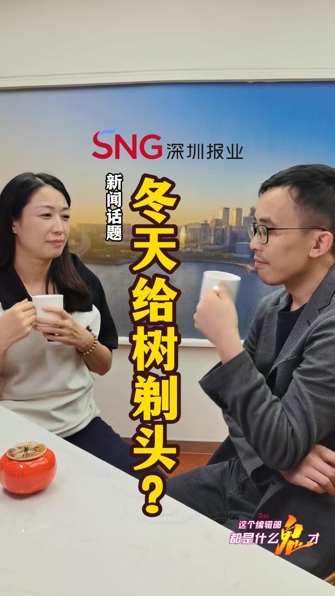 湾视频｜冬天给行道树剃头