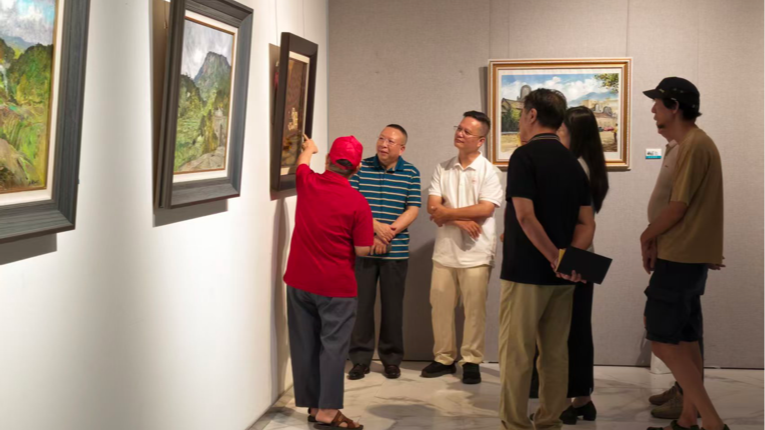 “长河浪花”展落地宝安！广美老艺术家六十余件作品集中亮相