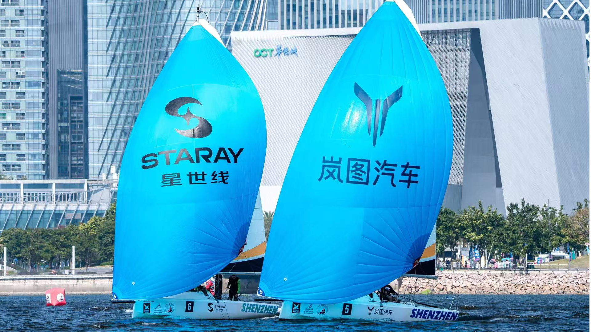 71名高手宝安竞帆！世界帆船对抗总决赛开赛