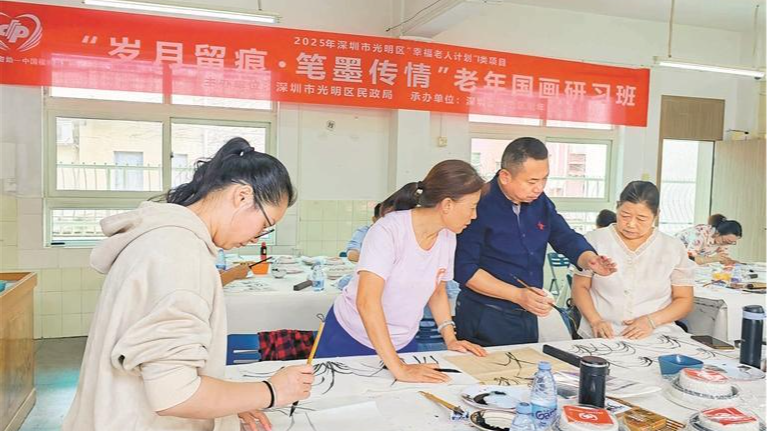 光明区三百余位长者畅享公益文化盛宴