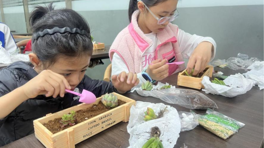 萌娃巧手添新绿！将围社区以趣味活动普及环保理念