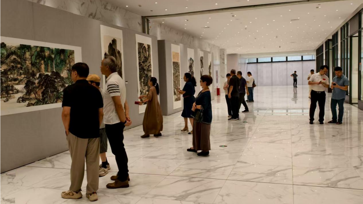 张巨鸿归陇十五载中国画作品展在宝安1990开幕