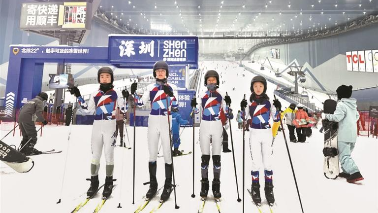 华夏中学越野滑雪队出征国赛