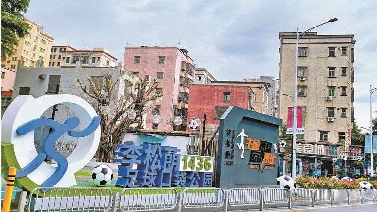 李松蓢社区借力第十五届全运会足球赛事加速“蝶变”