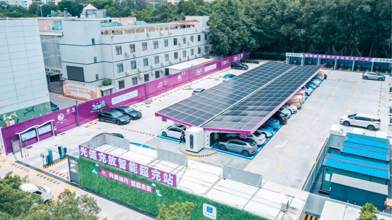 新春走基层 | 宝安造超级充电站：一杯咖啡时间让新能源车主满电出发