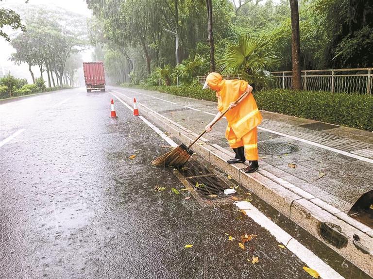 强降雨频频来袭，宝安各单位全力防御