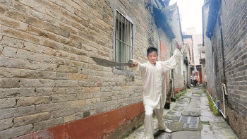 合水口社区太极拳队负责人麦太森：从洪拳少年到“武脉”传承人